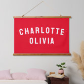 Aangepaste Banner Aangepaste Nursery Wall Art Hangend Wandkleed (Slaapkamer)