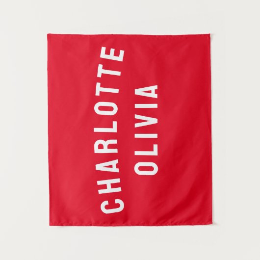 Aangepaste Banner Aangepaste Nursery Wall Art Wandkleed (Voorkant)