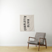 Aangepaste Banner Aangepaste Nursery Wall Art Wandkleed (In situ)