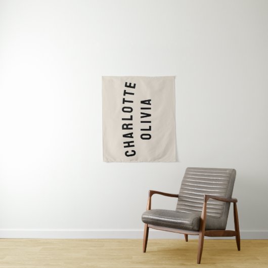 Aangepaste Banner Aangepaste Nursery Wall Art Wandkleed (In situ)