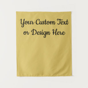 Aangepaste banner gepersonaliseerde gouden bruids wandkleed