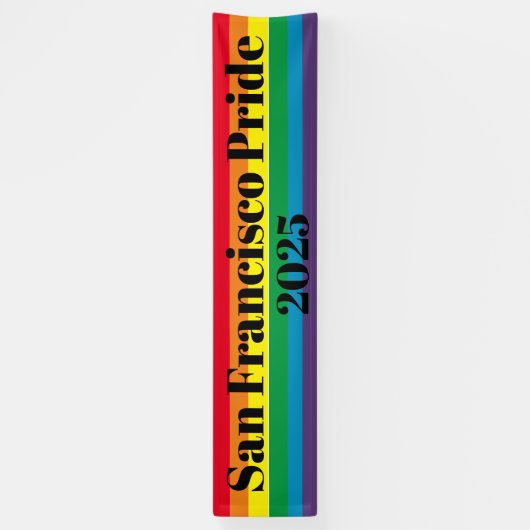 Aangepaste banner - uw stad/stad Pride (Verticaal)