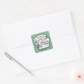 Aangepaste banner Vanilla Sugar Culinaire Catering Vierkante Sticker (Envelop)