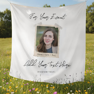 Aangepaste banner voor alle evenementen, minimalis wandkleed