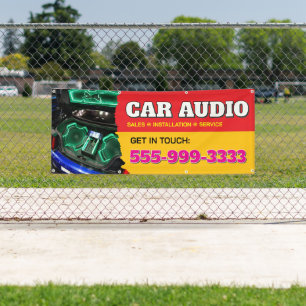 Aangepaste banner voor autoradio