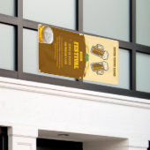 Aangepaste banner voor bier evenementen (Buitenkant Gebouw)