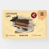 Aangepaste banner voor cake shop (Horizontaal)