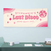 Aangepaste banner voor de laatste disco vrijgezell (Beurs)