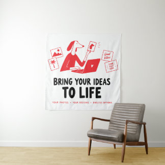 Aangepaste banner voor elke gebeurtenis wandkleed