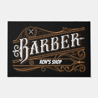 Aangepaste Barber Doormat,  hormoon in de Barbersh Deurmat