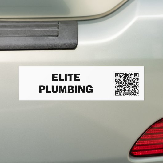 Aangepaste barcode-autosticker bumpersticker (Op auto)