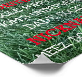 Aangepaste BARKday Dog Birthday Party Milestone Poster (Hoek)