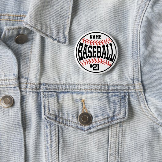 Aangepaste Baseball Button Baseball Team Player Bu (In situ)