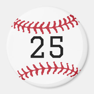 Aangepaste Baseball cadeau voor sportteam Magneet