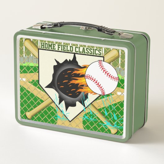Aangepaste Baseball Classics Home Field Lunchbox (Achterkant)