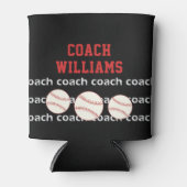 Aangepaste Baseball Coach-Koelbox Blikjeskoeler (Voorkant)