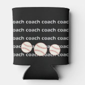 Aangepaste Baseball Coach-Koelbox Blikjeskoeler (Achterkant)