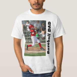Aangepaste Baseball Dad T-Shirt