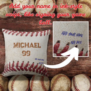 Aangepaste  Baseball Gift -Gepersonaliseerd Kussen