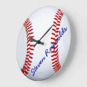 Aangepaste Baseball Grote wandklok Klok (Hoek)