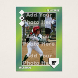 Aangepaste Baseball-Kaart Visitekaartje