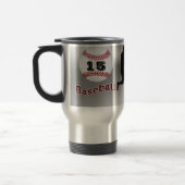 Aangepaste Baseball-Mokken met NAAM en NUMMER Reisbeker (Links)