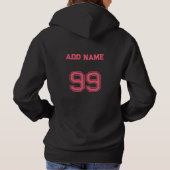 Aangepaste Baseball Mom Squad Hoodie | honkbalcade (Achterkant)