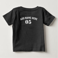 Aangepaste Baseball Name Number Retro