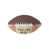 Aangepaste  Baseball Name Number Retro American Football (Voorkant)