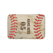 Aangepaste  Baseball Name Number Retro Badmat (Voorkant)