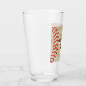 Aangepaste Baseball Name Number Retro Glas (Rechts)