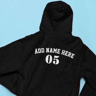 Aangepaste  Baseball Name Number Retro Hoodie