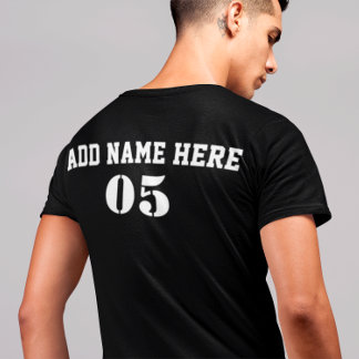 Aangepaste  Baseball Name Number Retro T-shirt