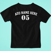 Aangepaste Baseball Name Number Retro T-shirt