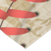 Aangepaste  Baseball Name Number Retro Tafelkleed (Gekanteld)