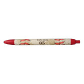 Aangepaste Baseball Name Number Retro Zwarte Inkt Pen (Voorkant)