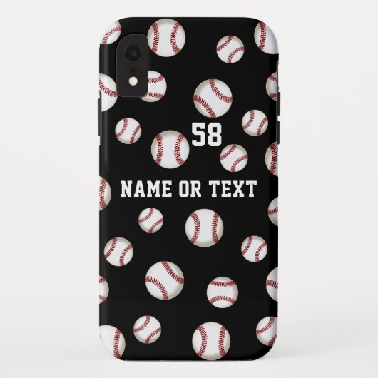 Aangepaste Baseball Phone Case New, Oudere Stijlen (Achterkant)