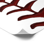 Aangepaste Baseball Poster Banner 36 in X 12 in (Hoek)