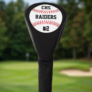 Aangepaste Baseball-teambrieven, naam- en afspeeln Golfheadcover