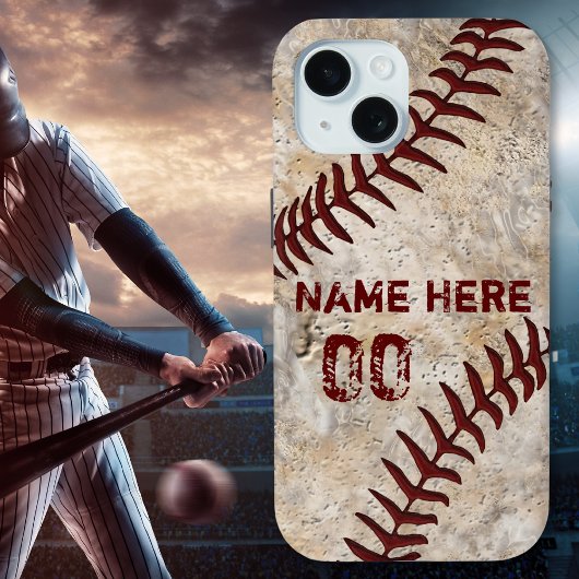 Aangepaste Baseball Telefoon Cases, voor Nieuwste  Case-Mate iPhone Case
