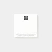 Aangepaste Basic Business Logo en contactgegevens Post-it® Notes (Voorkant)