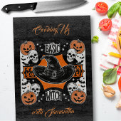 Aangepaste Basic Witch Board Skulls Halloween look Snijplank