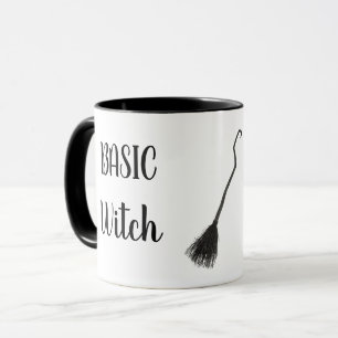 Aangepaste BASIC WITCH Broom Funny Gift Cool Aesth Mok