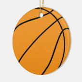 Aangepaste Basketbal Liefhebber Gift voor Sport Te Keramisch Ornament (Links)