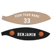 Aangepaste Basketbal met Speler Nummer Teamnaam (Panelen)