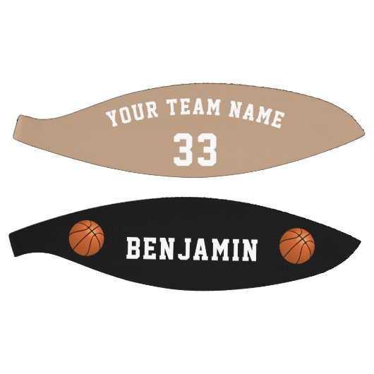 Aangepaste Basketbal met Speler Nummer Teamnaam (Panelen)