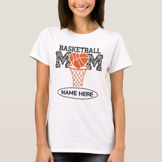 Aangepaste Basketbal Moeder T-shirt