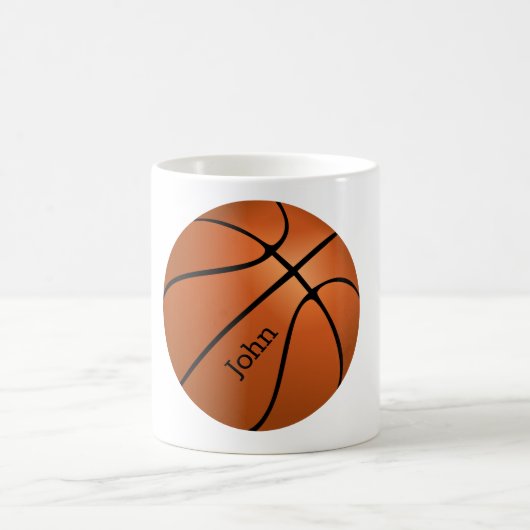 Aangepaste Basketbal Speler Naam Koffiemok (Center)