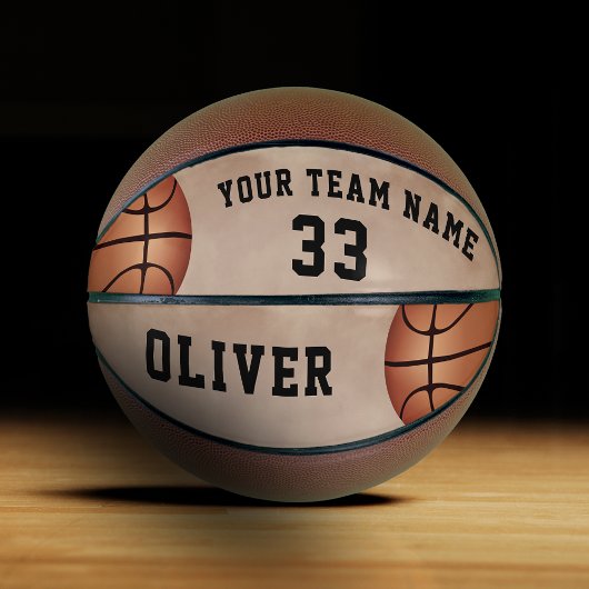 Aangepaste Basketbal Speler Naam Nummer Team Naam