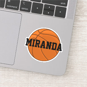 Aangepaste basketbal Sticker